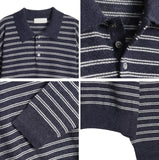 Heady Stripe Collar Knit