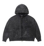 [PBA] Five AJO Logos Washed Zip-Up Hoodie