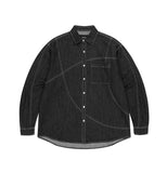 STITCHED DENIM SHIRT