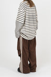 Della Triple Line Corduroy Parachute Pants