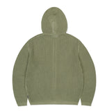 DAGGER MESH HOOD ZIP UP KNIT