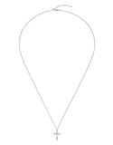 Essence Silver (W) Moissanite The Cross Necklace