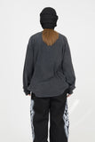 Rhode in Black Washed Long Sleeve T-Shirt