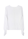 WRINKLE MESH CARDIGAN