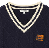 Name Card Knits Vest