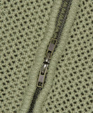 DAGGER MESH HOOD ZIP UP KNIT