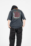 Crack Vintage Washing Short Sleeve T-Shirt