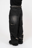 Harville Curve Cut Pocket Denim