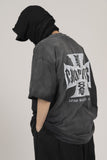 Cross Vintage Washing Over Short Sleeve T-Shirt