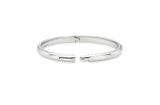 Essence Silver Metal Slim Bangle