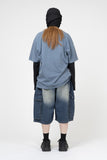 Aps Pigment Dying Short Sleeve T-Shirt