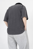 Elec Skeleton Vintage Washing Short Sleeve T-Shirt