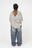 Snap Catbrush Wide Banding Denim