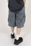 Laya Cargo Bermuda Denim