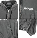 Dope Dyeing Embroidered Hood Jacket