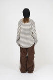 Della Triple Line Corduroy Parachute Pants