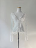 Ener Lace Frill Cardigan
