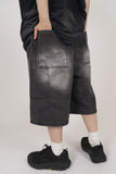 Lunius Washing Denim Half Pants