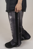 Fake Denim Printing Pants