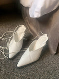 Valenti Long Strap Stiletto Mule