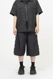 Sedici side shirring bermuda pants