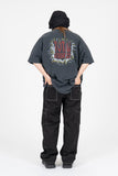 Crack Vintage Washing Short Sleeve T-Shirt