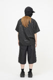 Sedici side shirring bermuda pants