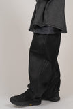 Coated Damage Black Denim