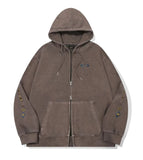 [2-WAY] Jemdenim Patch Pigment Hood Zip-Up