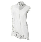Layered Dot Scarf T-Shirt