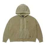 [PBA] Five AJO Logos Washed Zip-Up Hoodie