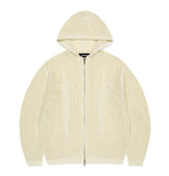 DAGGER MESH HOOD ZIP UP KNIT