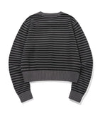 Stripe Crop Cardigan