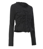 Saya Frill Puff Long Blouse