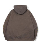 [2-WAY] Jemdenim Patch Pigment Hood Zip-Up