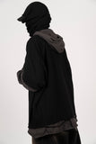 Diela Layered Hood Long Sleeve T-Shirt