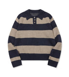 Wide Stripe Rugby Knit