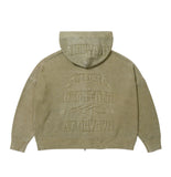 [PBA] Five AJO Logos Washed Zip-Up Hoodie