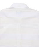 Stripe Mesh Layered Polo Shirt
