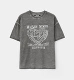 DOODLE HEART WASHING HALF T