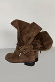 Flexi triple strap buckle boots