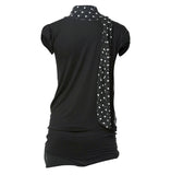 Layered Dot Scarf T-Shirt