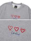 Caroline Chain Embroidered Sweatshirt