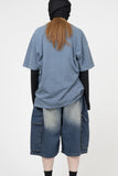 Aps Pigment Dying Short Sleeve T-Shirt