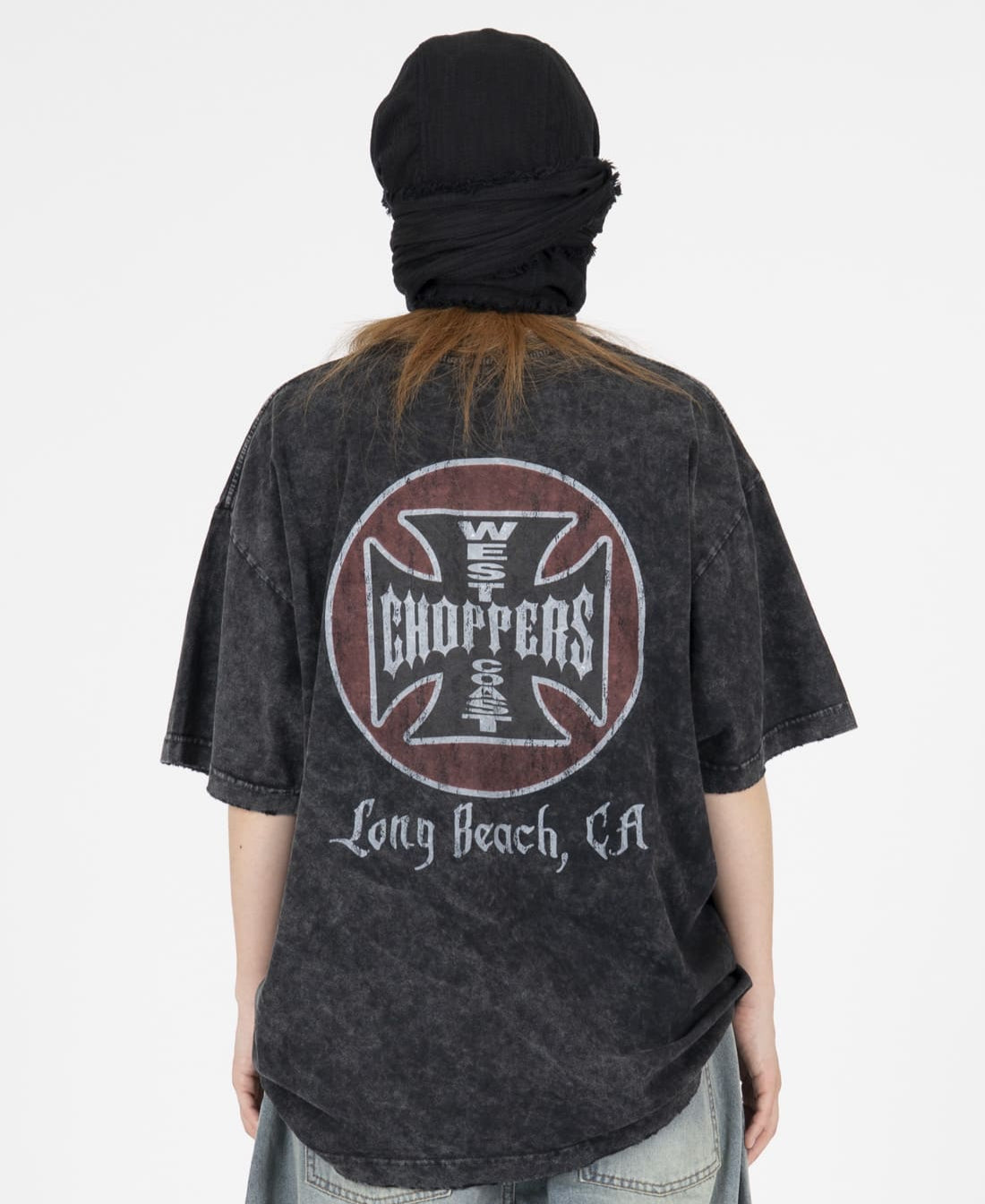 【oan】Circle Chopper Vintage Washed Short Sleeve T-Shirt oan (オアン) - サークルチョッパービンテージウォッシュ加工