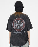 Circle Chopper Vintage Washed Short Sleeve T-Shirt