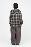 Peko Hooded Check Shirt