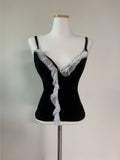 Taronz Long Lace Top
