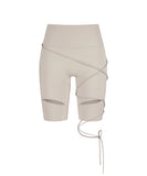 Thigh Slit Shorts Leggings