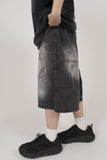 Lunius Washing Denim Half Pants